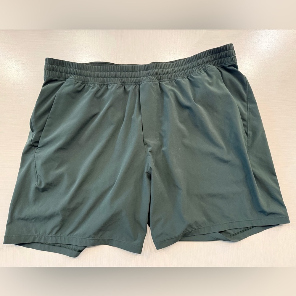 Lululemon Pace Breaker Linerless Short 7" Rainforest Green / Size XXXL